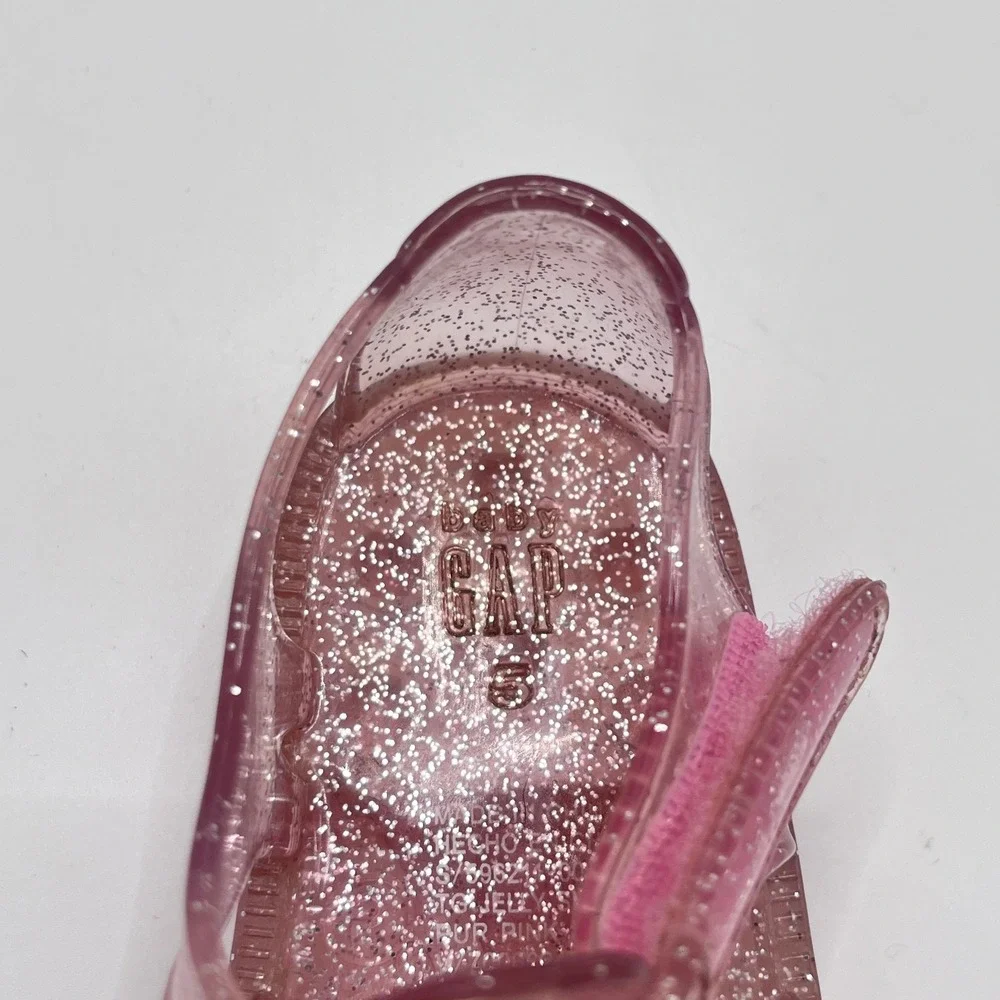 OshKosh Bgosh Baby Gap Glitter Jelly Sandals Bundle Toddler Girls Size 5 2 Pair